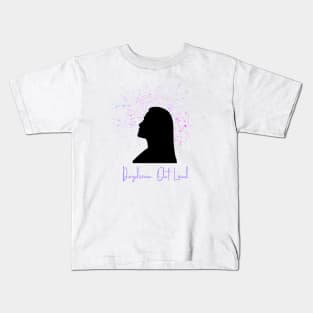 Daydream Out Loud - Female Silhouette Kids T-Shirt